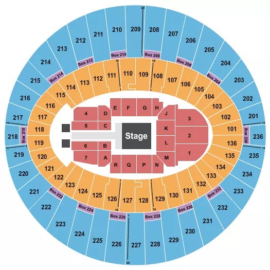  CENTERSTAGE Seating Map Seating Chart