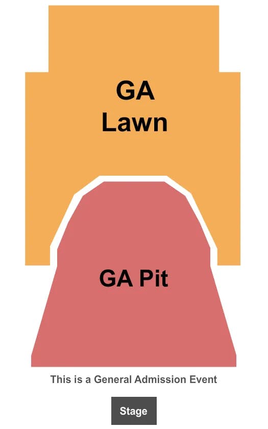  GA PIT GA LAWN Seating Map Seating Chart