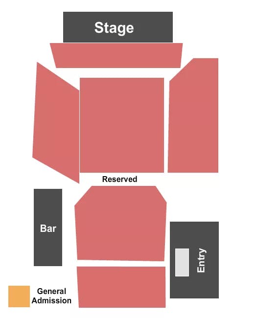  GA RESERVED Seating Map Seating Chart