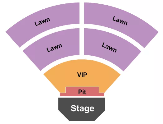 THE MILL TERRE HAUTE PIT VIP LAWN Seating Map Seating Chart