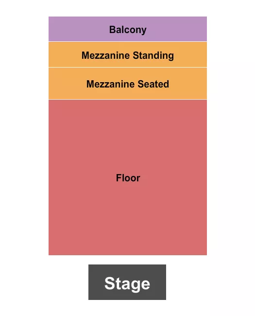 THE OPERA HOUSE TORONTO GA FLOOR MEZZ BALC 2 Seating Map Seating Chart