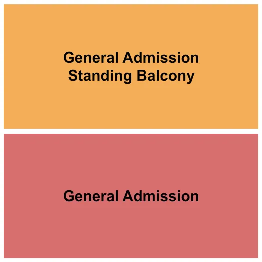 THE OPERA HOUSE TORONTO GWAR Seating Map Seating Chart