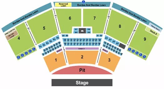  ENDSTAGE GA PIT 2023 Seating Map Seating Chart