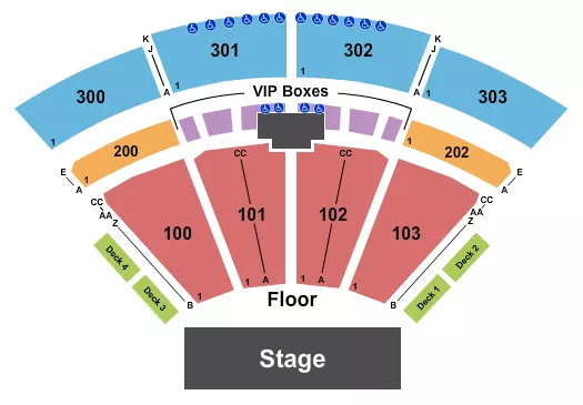  ENDSTAGE NO LAWN Seating Map Seating Chart