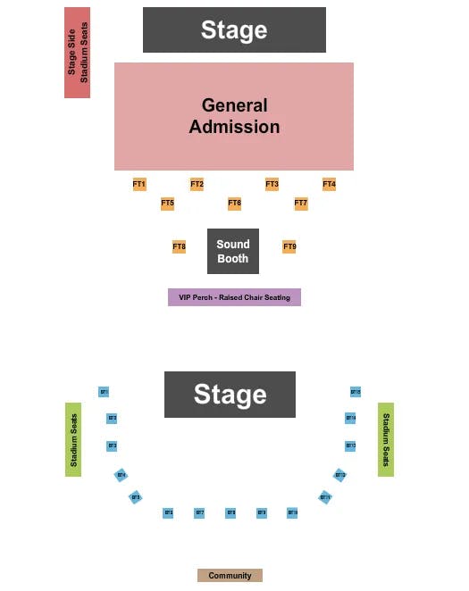  ENDSTAGE GA FLOOR 2 Seating Map Seating Chart