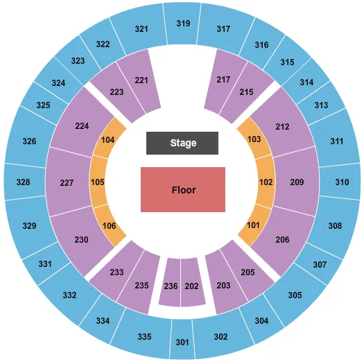 ENDSTAGE RSV FLOOR Seating Map Seating Chart
