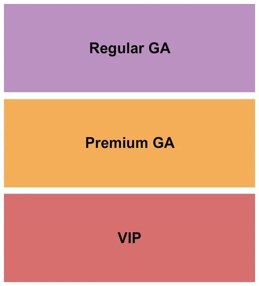 THE REPUBLIK HONOLULU REGULAR PREMIUM GA Seating Map Seating Chart