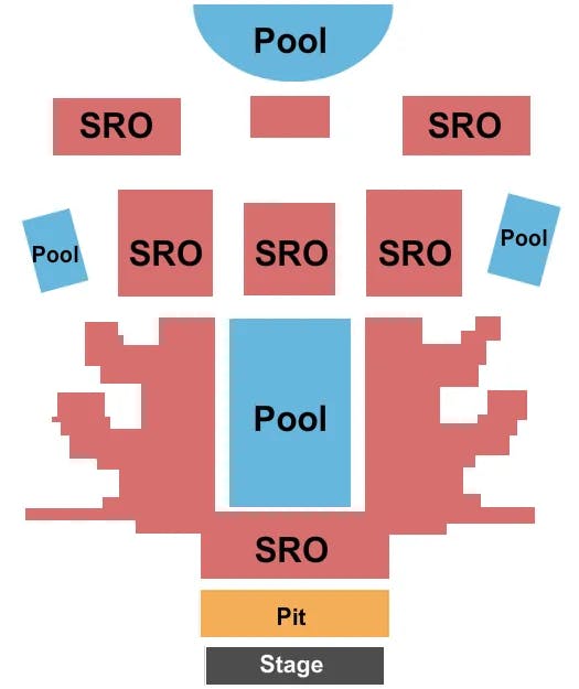  ENDSTAGE PIT Seating Map Seating Chart