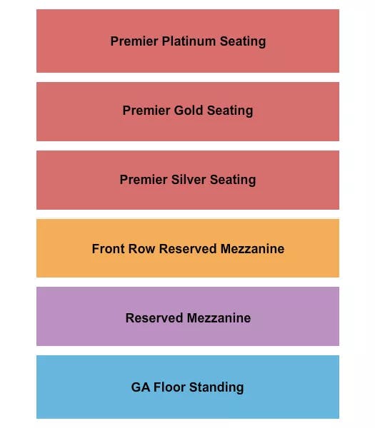 THE STRAND THEATRE RI GA PREMIER MEZZ Seating Map Seating Chart