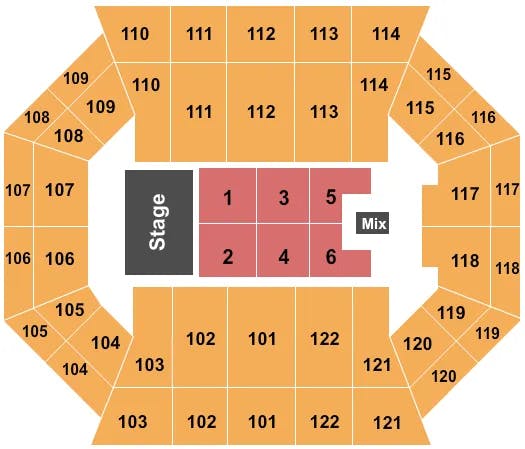  ALABANZAS Seating Map Seating Chart