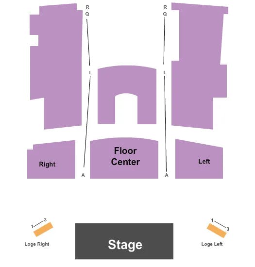 THE WILMA THEATRE MT CITIZEN COPE Seating Map Seating Chart