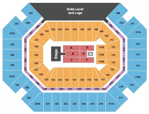  HOOTIE Seating Map Seating Chart