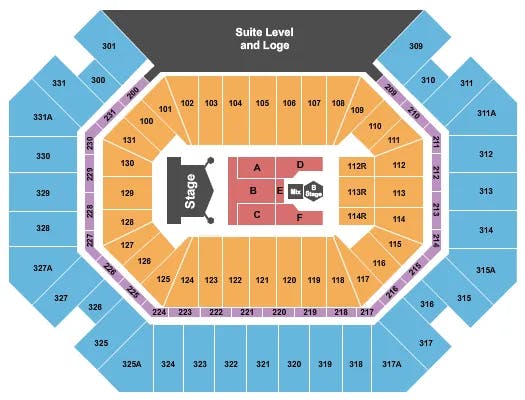  KISS 2023 Seating Map Seating Chart