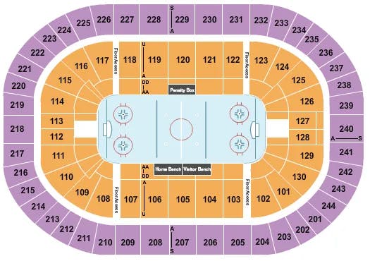  HOCKEY 2 Seating Map Seating Chart