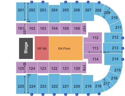  LECRAE Seating Map Seating Chart