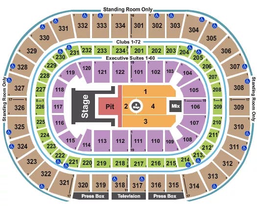  LIL BABY Seating Map Seating Chart