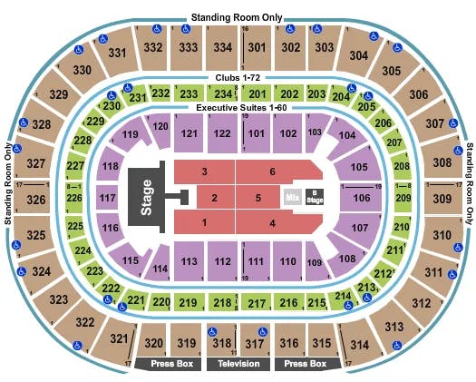  MANA Seating Map Seating Chart