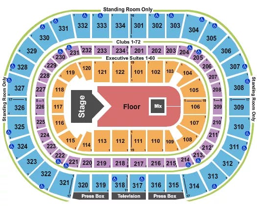  RUSS Seating Map Seating Chart