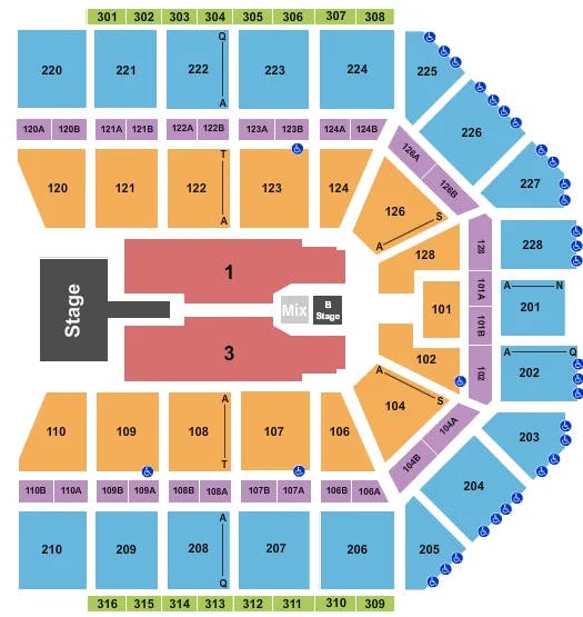  THOMAS RHETT 2 Seating Map Seating Chart