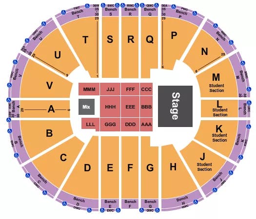  MAXWELL Seating Map Seating Chart