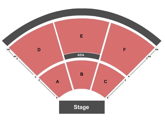 VIRGINIA CREDIT UNION LIVE AT RICHMOND RACEWAY ENDSTAGE ROW E START Seating Map Seating Chart