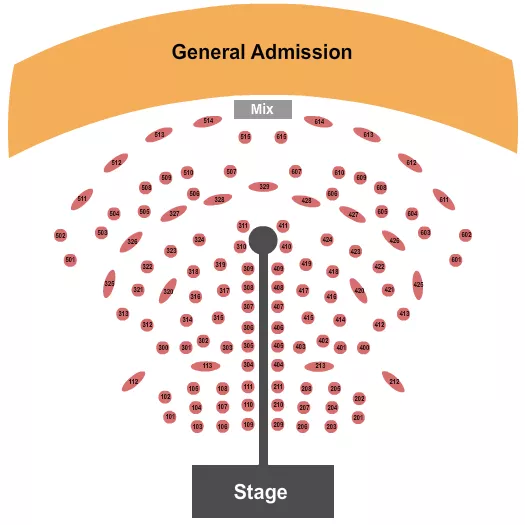  ENDSTAGE TABLES 2 Seating Map Seating Chart