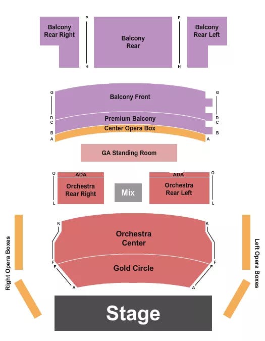  END STAGE 4 Seating Map Seating Chart