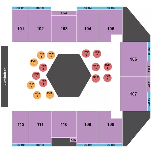  GRAD PRIX Seating Map Seating Chart