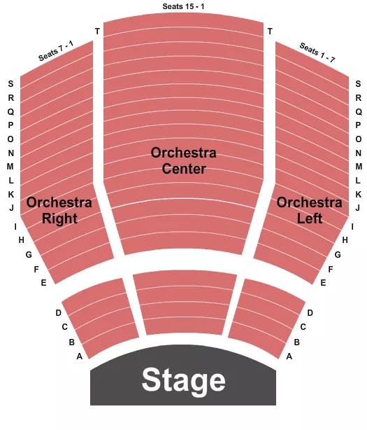  ENDSTAGE Seating Map Seating Chart