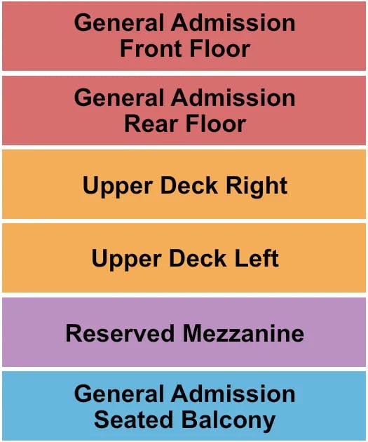  POWERWOLF Seating Map Seating Chart