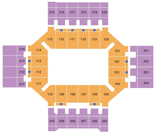  MONSTER JAM Seating Map Seating Chart