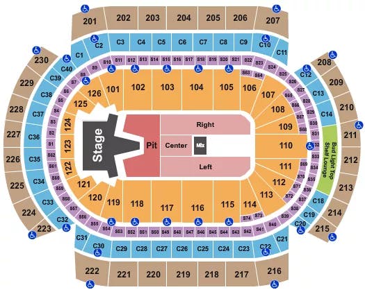  AJR Seating Map Seating Chart