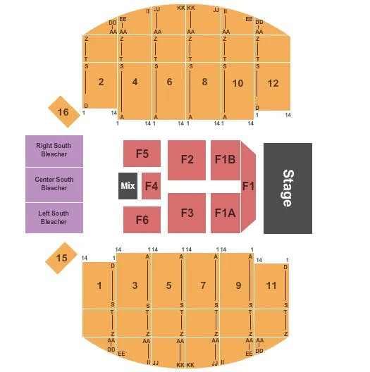  DISNEY LIVE Seating Map Seating Chart