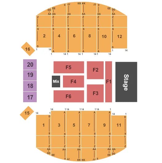  JOURNEY Seating Map Seating Chart