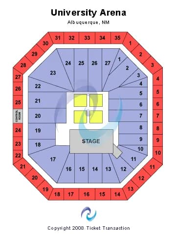  GEORGE STRAIT2 Seating Map Seating Chart