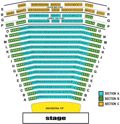 UNITEDHEALTH GROUP STAGE CHILDRENS THEATRE COMPANY SEATING CHART Seating Map Seating Chart