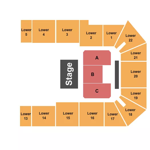 QUARTER HOUSE Seating Map Seating Chart