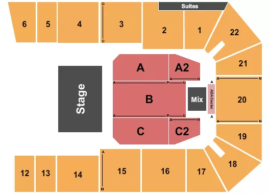HALF HOUSE 3 Seating Map Seating Chart