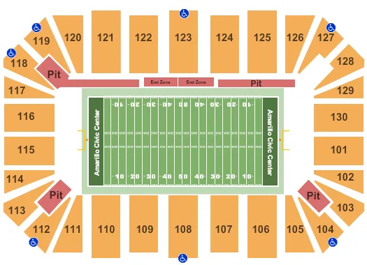 FOOBALL Seating Map Seating Chart