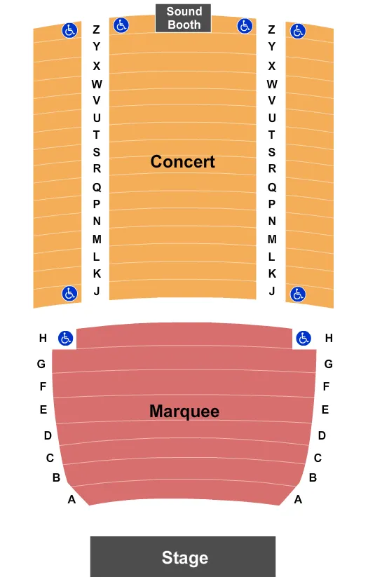 ENDSTAGE 3 Seating Map Seating Chart