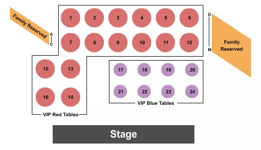 LIGHT UP ARLINGTON Seating Map Seating Chart
