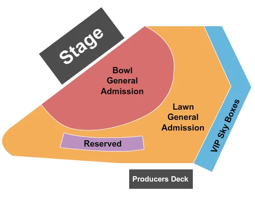 ENDSTAGE 2 Seating Map Seating Chart