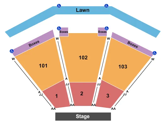 ENDSTAGE Seating Map Seating Chart