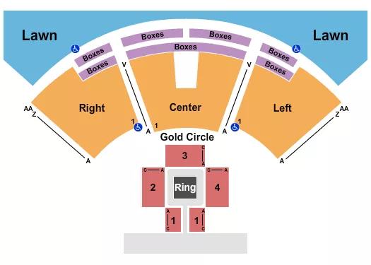 WRESTLING Seating Map Seating Chart