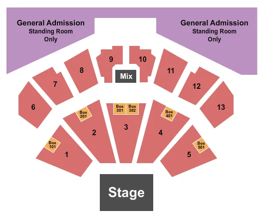 END STAGE 2 Seating Map Seating Chart