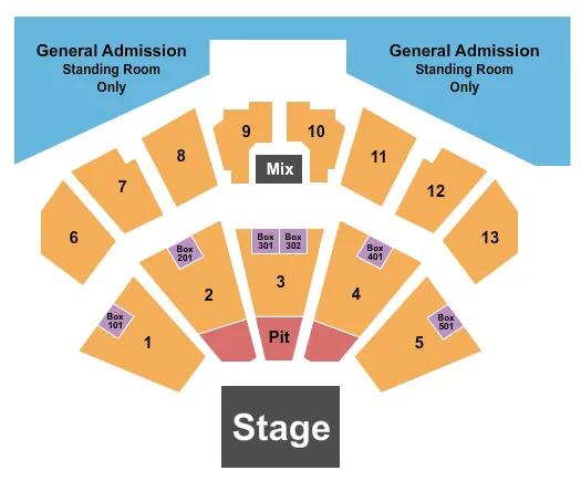 PRIMUS Seating Map Seating Chart