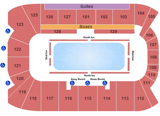 ICE SHOW Seating Map Seating Chart