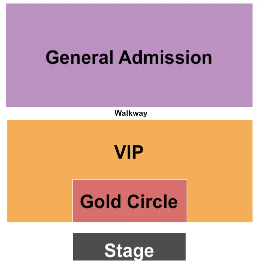 END STAGE Seating Map Seating Chart