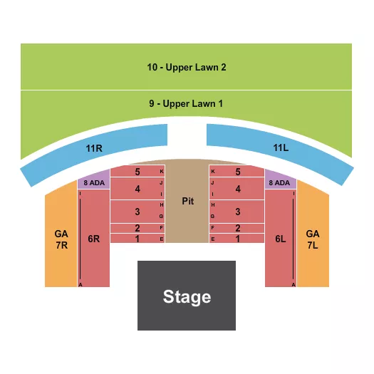 ENDSTAGE GA PIT 4 Seating Map Seating Chart