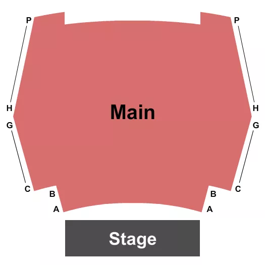 ENDSTAGE Seating Map Seating Chart
